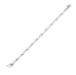 9K White Gold Set Infinity Link Diamond Bracelet - Pobjoy Diamonds