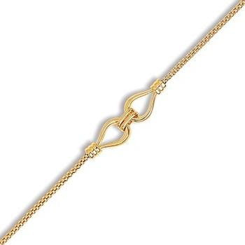 9K Yellow Gold Centre Link Bracelet - Pobjoy Diamonds