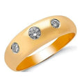 9K Yellow Gold Gents Diamond Ring H-I/Si - Pobjoy Diamonds