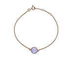 9K Rose Gold & Amethyst Adjustable Ladies Bracelet - Pobjoy Diamonds