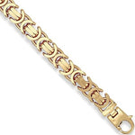 9K Yellow Gold Heavyweight Byzantine Bracelet - Pobjoy Diamonds