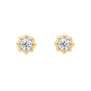 9K Gold & Diamond Heart Pendant, Bracelet & Stud Earrings - Pobjoy Diamonds