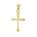 9K Yellow Gold Child's Cross & Chain - Pobjoy Diamonds