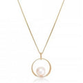 Cultured Akoya Sea Pearl & 18K Gold Pendant Necklace - Pobjoy Diamonds