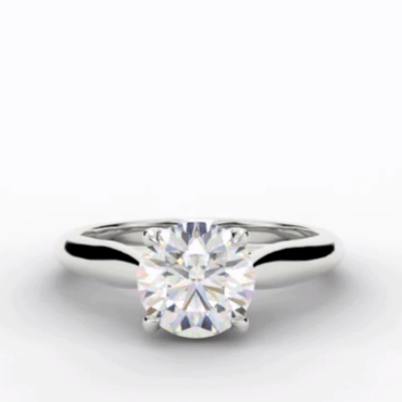 Avignon Four Prong Round Brilliant Cut - Pobjoy Diamonds