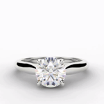 Avignon Four Prong Round Brilliant Cut - Pobjoy Diamonds