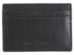 Black Leather Card Holder - Pobjoy Diamonds