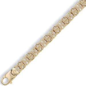 9K Yellow Gold Byzantine Neck Chain - Pobjoy Diamonds