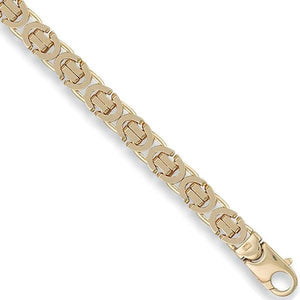 9K Yellow Gold Byzantine Neck Chain - Pobjoy Diamonds