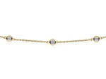 Yard of Diamonds 18K Yellow Gold  Necklace - 1.00 CTW - Pobjoy Diamonds