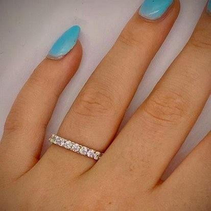 Bar Set Diamond Half Eternity Ring 0.25 Carat - Pobjoy Diamonds