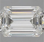 9K Gold 0.75 Carat Emerald Cut Solitaire Lab Grown Diamond Engagement Ring - F/VS1 - Pobjoy Diamonds