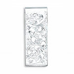 Sterling Silver Engraved Money Clip - Pobjoy Diamonds