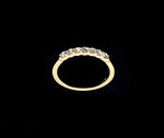 9K Gold Diamond Half Eternity Ring 0.25 Carats