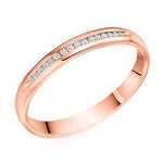 Diamond Half Eternity Ring 0.07 Carat - Pobjoy Diamonds