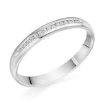 Diamond Half Eternity Ring 0.07 Carat - Pobjoy Diamonds