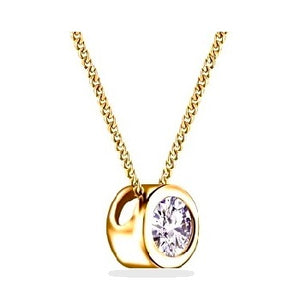 Syracuse Bezel Set Diamond Pendant Setting