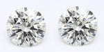 18K White Gold 1.00 Carat Lab Grown Diamond Stud Earrings - E/VS1 - Pobjoy Diamonds