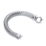 Sterling Silver Ladies Mesh Bracelet - Pobjoy Diamonds