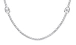 Large Silver Interlocking Belcher Chain Necklace - Pobjoy Diamonds