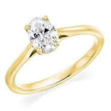 Load image into Gallery viewer, El Portet Four Prong Oval Cut Diamond Ring - Pobjoy Diamonds