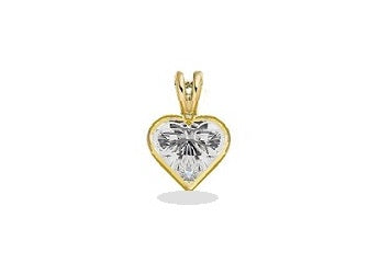 Milano Heart Diamond Pendant Setting - Pobjoy Diamonds