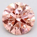 ROUND BRILLIANT 0.55 CARAT FANCY INTENSE PINK VS1 EX EX VG - Pobjoy Diamonds