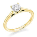 Round Brilliant Cut Lab Grown Diamond Ring E/VS1 1.40 Carats 