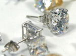 18K Yellow Gold 1.00 Carat Lab Grown Diamond Stud Earrings - F/VS2 - Pobjoy Diamonds