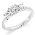 1.50 Carat Lab Grown Diamond Trilogy Ring E/VS1