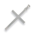 9K White Gold Cross & Neck Chain - Pobjoy Diamonds