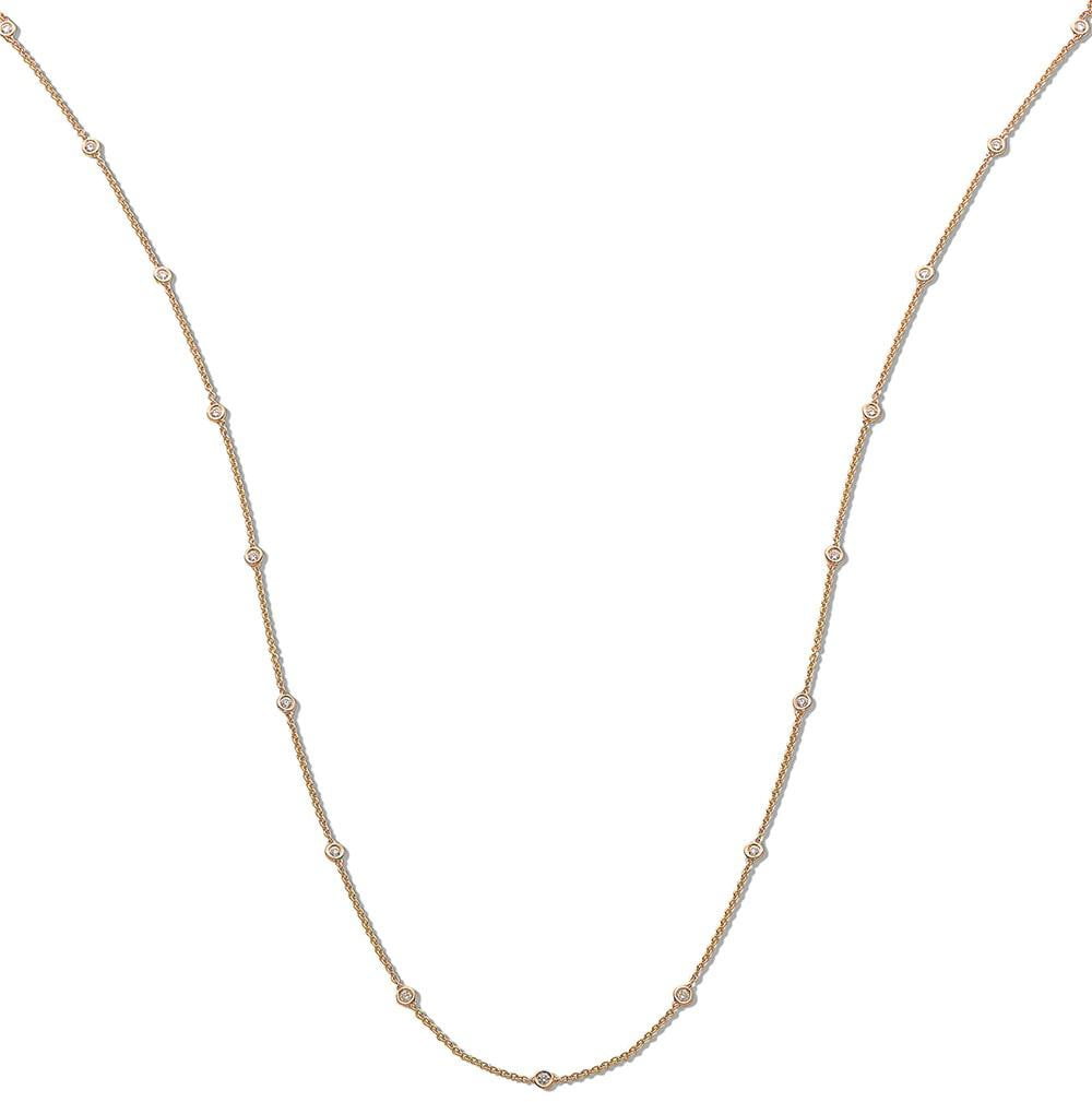 Yard of Diamonds 18K Yellow Gold  Necklace - Pobjoy Diamonds