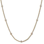 Yard of Diamonds 18K Yellow Gold  Necklace - Pobjoy Diamonds