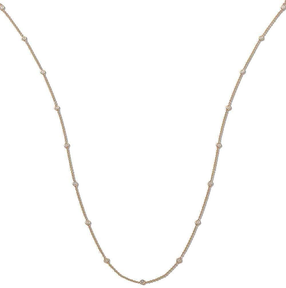 Yard of Diamonds 18K Yellow Gold  Necklace - Pobjoy Diamonds