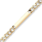 9K Yellow Gold Child's Casted Identity Bracelet - Pobjoy Diamonds