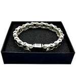 Chunky Sterling Silver Handmade Bike Chain Bracelet