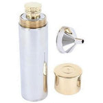 Steel 'Gun Cartridge' Hip Flask - Pobjoy Diamonds