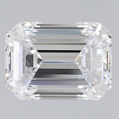 LAB GROWN DIAMOND EMERALD CUT 1.52 CARAT E/VVS2 EX EX