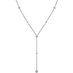 18K White Gold Ladies Diamond Necklace 0.32 CTW - Pobjoy Diamonds