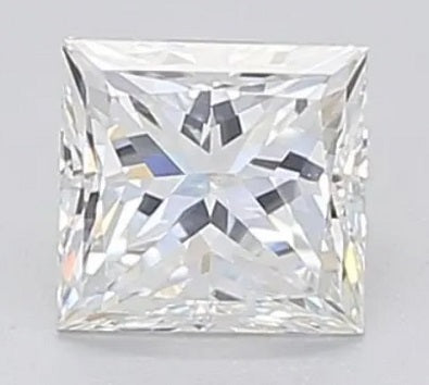 Princess Cut & Baguette Shoulder Diamond Ring 0.50 & 1.00 Carat E/VS1- Pobjoy Diamonds