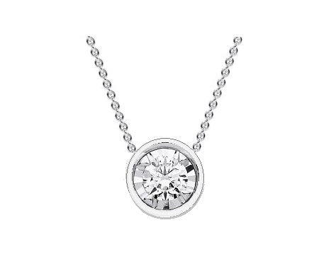 Syracuse Bezel Set Diamond Pendant Setting