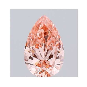 Fancy Vivid Pink Pear Shape Lab Grown Diamond 1.00 Carat - Pobjoy Diamonds