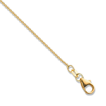 18K Yellow Gold Ladies Rolo Chain - Pobjoy Diamonds