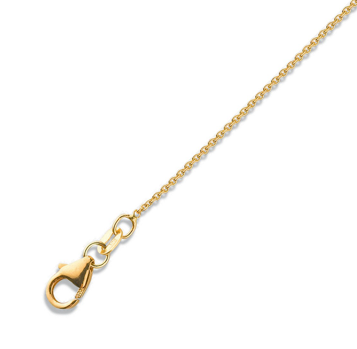 18K Yellow Gold Ladies Rolo Chain - Pobjoy Diamonds