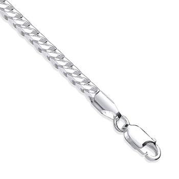 Solid Silver Franco Chain - Pobjoy Diamonds