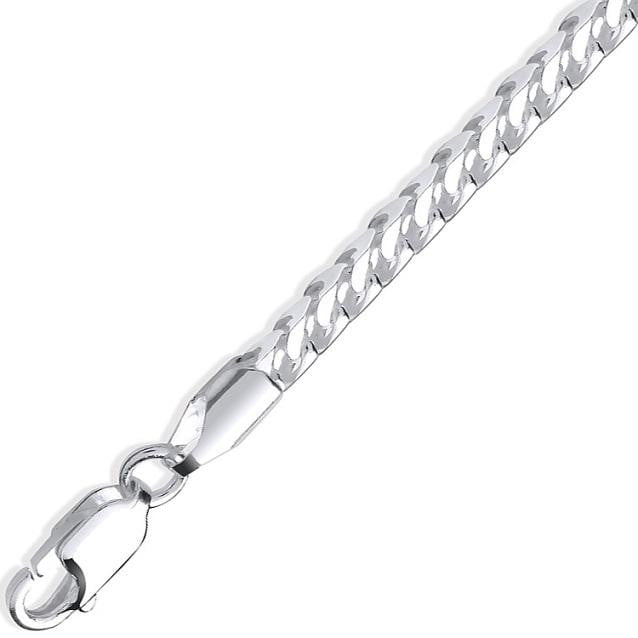 Solid Silver Franco Chain - Pobjoy Diamonds