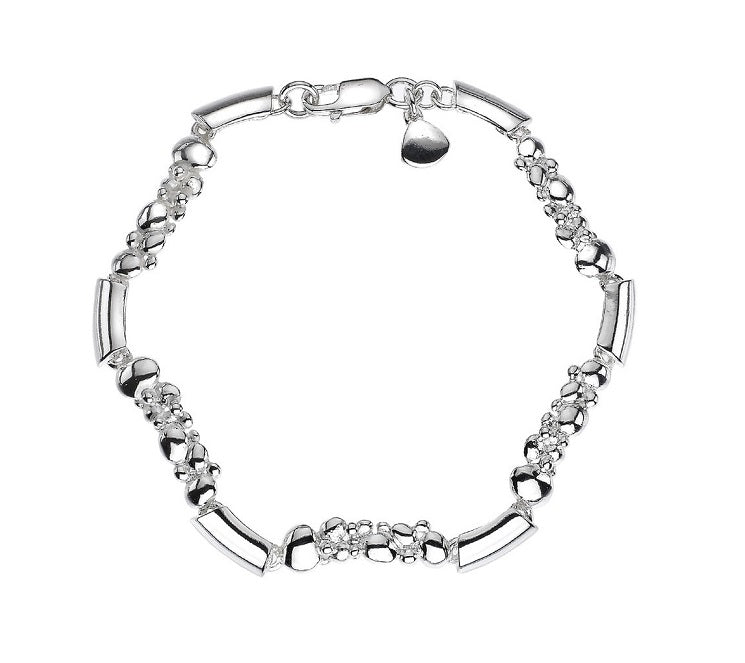 Sterling Silver Echo Bracelet - Pobjoy Diamonds