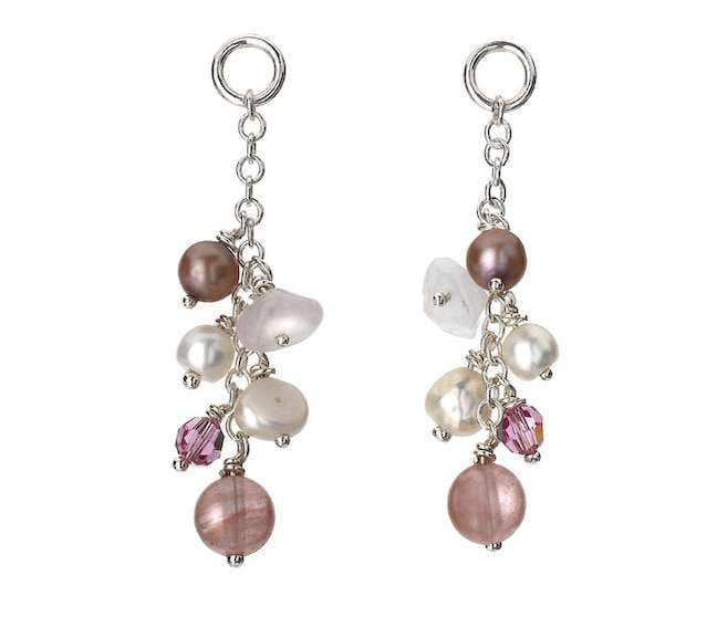 Freshwater Cultured Pearl & Sterling Silver Bead Drop Earrings - Pobjoy Diamonds