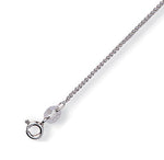 9K White Gold Ladies Spiga Neck Chain - Pobjoy Diamonds