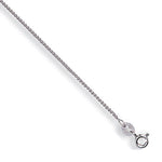 9K White Gold Ladies Spiga Neck Chain - Pobjoy Diamonds